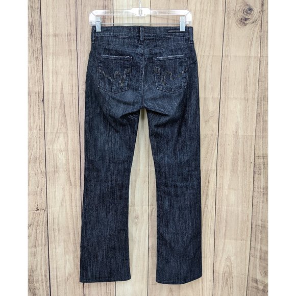 CoH Amber Stretch Rise Bootcut Denim Jeans Sz 25 Dark Wash 29" Inseam - Picture 5 of 9
